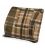 Lumbar Foam Support Cushion - Green Plaid