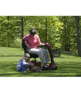 Golden Companion 350lb Capacity - 3 Wheel Scooter - Red