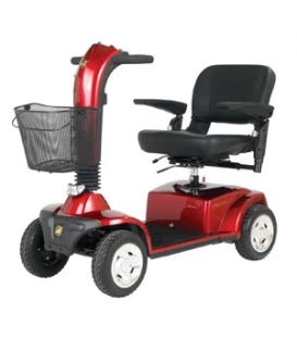 Golden Companion 350lb Capacity - 4 Wheel Scooter - Red