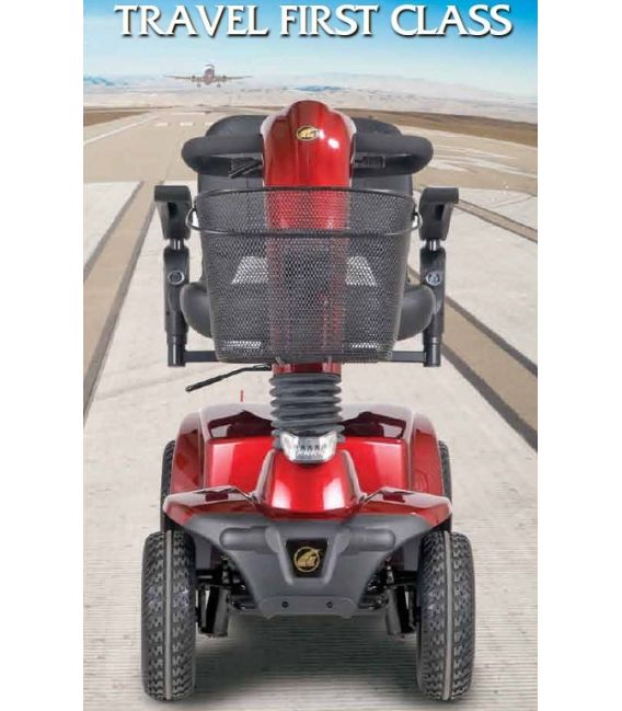 Golden Companion 350lb Capacity - 4 Wheel Scooter - Red