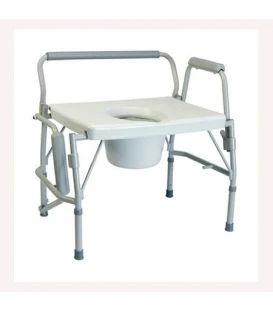 Lumex Imperial Collection 3-in-1 Steel Drop Arm Commode 600 lb. Weight Capacity