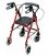Lumex Walkabout Lite Junior 4 Wheel Rollator - Burgundy Graham Field