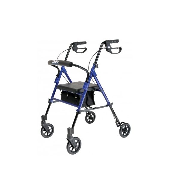 Set n’ Go Height Adjustable Rollator - Blue 
