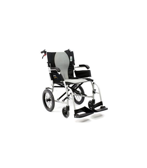 Karman ERGO FLIGHT-TP 18 lbs Ultralightweight Transport Hill Brake Wheelchair 
