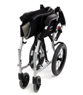 Karman ERGO FLIGHT-TP 18 lbs Ultralightweight Transport Hill Brake Wheelchair 