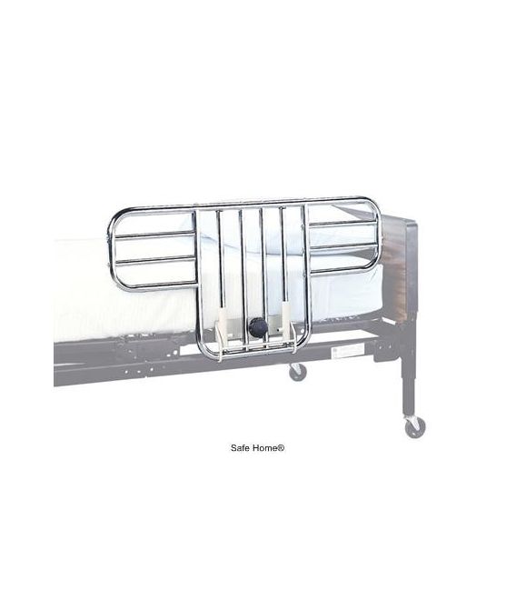 Lumex Universal Half Bed Rails, Chrome