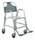 Lumex Deluxe Shower Transport Chair with Footrests 7915A-1 by Graham Field