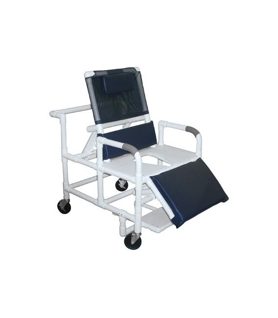 Lumex 26in Bariatric Reclining Commode Bath Seat