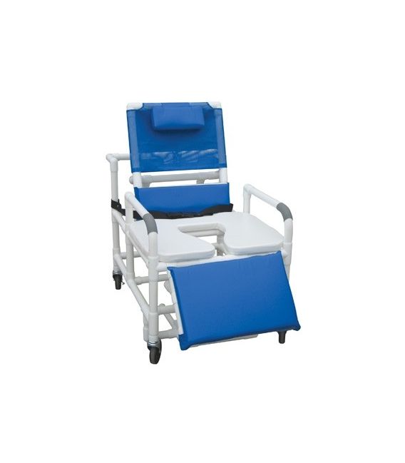 Lumex 26in Bariatric Reclining Commode Bath Seat