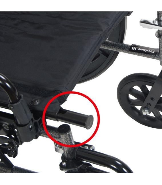 Viper Plus Reclining Wheelchair with Elevating Leg Rests &  Flip Back Arms by Drive