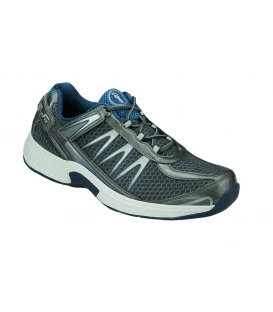 OrthoFeet Men's Sprint Diabetic Shoes - Gray