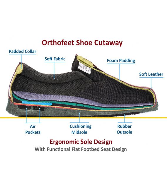 Men's Bismarck Diabetic Shoes - Black