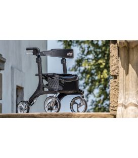 Nitro Elite CF, Carbon Fiber Walker Rollator Black -Drive