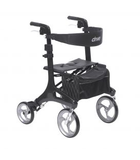 Nitro Elite CF, Carbon Fiber Walker Rollator Black -Drive