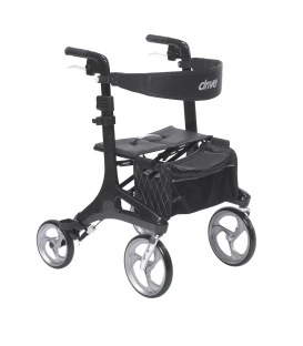 Nitro Elite CF, Carbon Fiber Walker Rollator Black -Drive