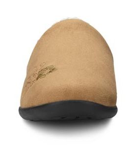 Dr. Comfort Women's Cozy Diabetic Slippers - Camel