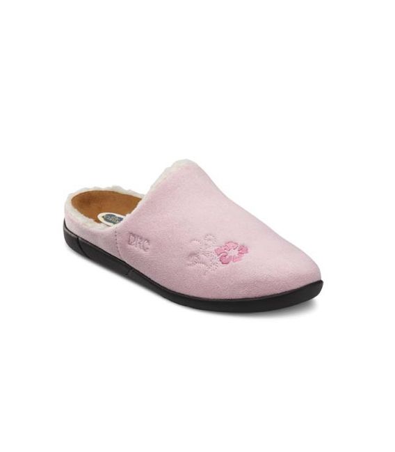 Dr. Comfort Women's Cozy Diabetic Slippers - Pink