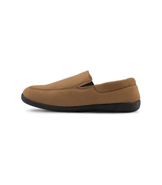 Dr. Comfort Women's Cuddle Diabetic Slippers - Camel
