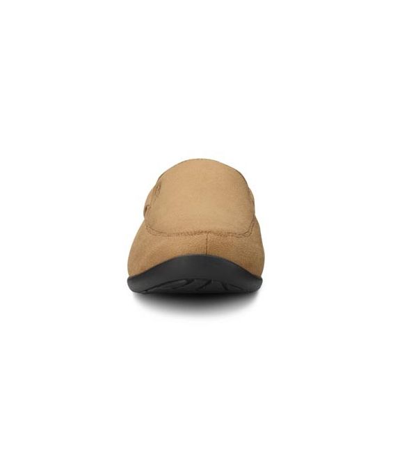 Dr. Comfort Women's Cuddle Diabetic Slippers - Camel