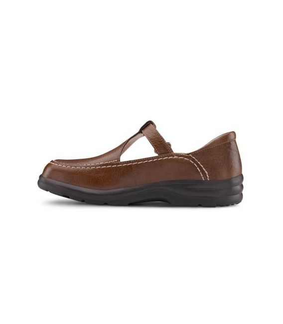 Dr. Comfort Women's Lu Lu Diabetic Shoes - Chestnut
