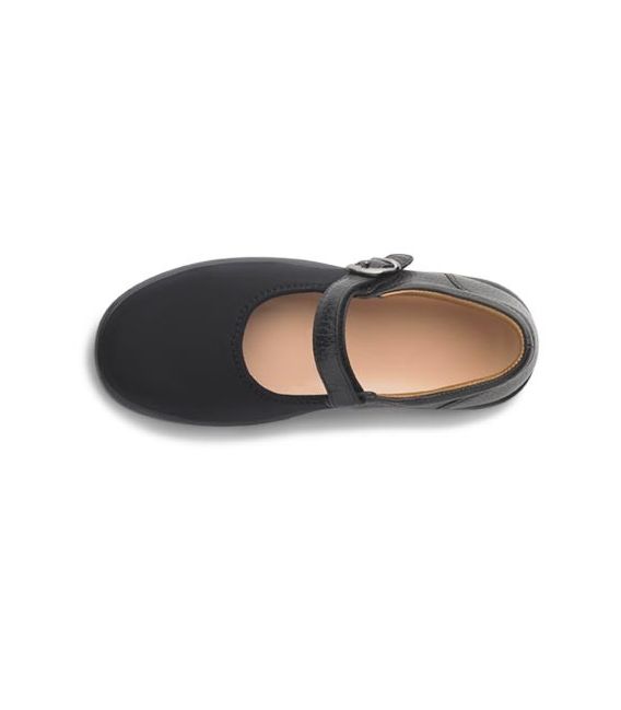 Dr. Comfort Women's Merry Jane Diabetic Shoes - Black Lycra