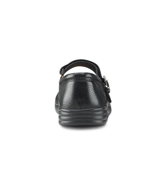Dr. Comfort Women's Merry Jane Diabetic Shoes - Black Lycra