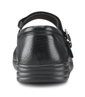 Dr. Comfort Women's Merry Jane Diabetic Shoes - Black Lycra