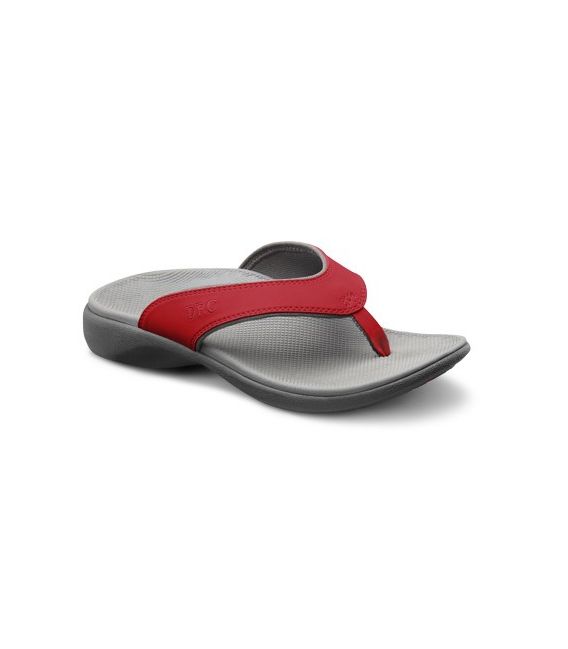 Dr. Comfort Women's Shannon Diabetic Sandals - Red