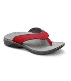 Dr. Comfort Women's Shannon Diabetic Sandals - Red