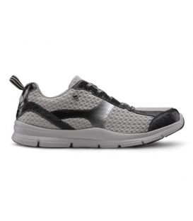 Dr. Comfort Men's Chris Diabetic Shoes - Grey