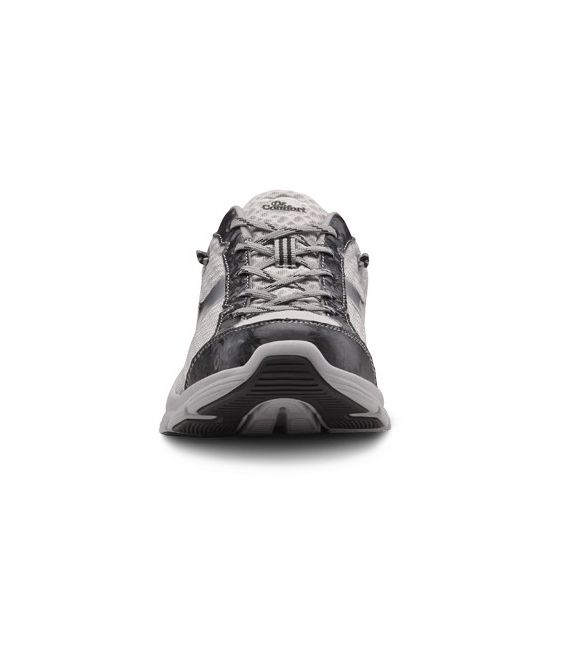 Dr. Comfort Men's Chris Diabetic Shoes - Grey