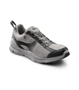 Dr. Comfort Men's Chris Diabetic Shoes - Grey