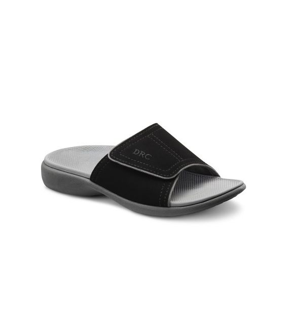 Dr. Comfort Men's Connor Diabetic Sandals - Black