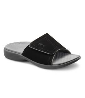 Dr. Comfort Men's Connor Diabetic Sandals - Black