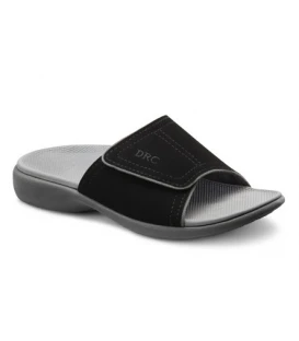 Dr. Comfort Men's Connor Diabetic Sandals - Black