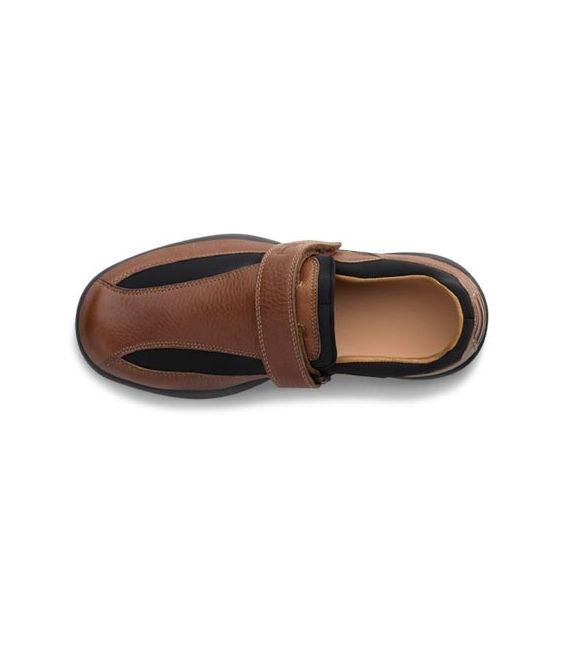 Dr. Comfort Men's Douglas Diabetic Shoes - Chestnut