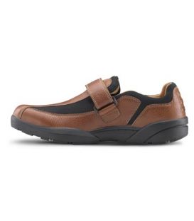 Dr. Comfort Men's Douglas Diabetic Shoes - Chestnut