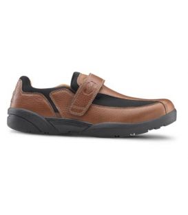 Dr. Comfort Men's Douglas Diabetic Shoes - Chestnut