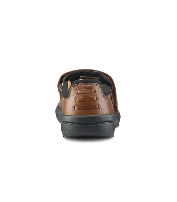 Dr. Comfort Men's Douglas Diabetic Shoes - Chestnut