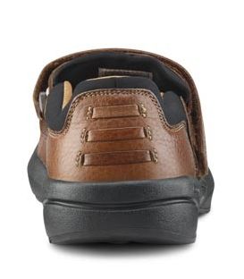 Dr. Comfort Men's Douglas Diabetic Shoes - Chestnut