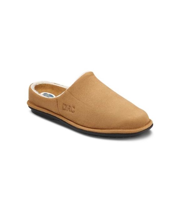 Dr. Comfort Men's Easy Diabetic Slippers - Camel
