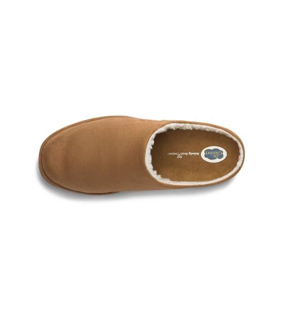 Dr. Comfort Men's Easy Diabetic Slippers - Camel