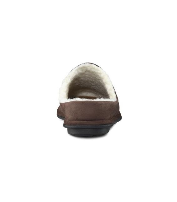 Dr. Comfort Men's Easy Diabetic Slippers - Chocolate