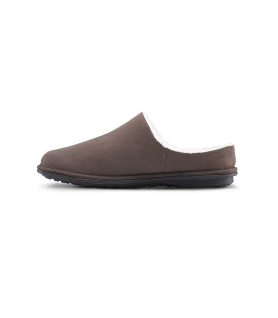 Dr. Comfort Men's Easy Diabetic Slippers - Chocolate