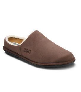 Dr. Comfort Men's Easy Diabetic Slippers - Chocolate