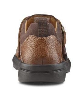 Dr. Comfort Men's Fisherman Diabetic Sandals - Chestnut