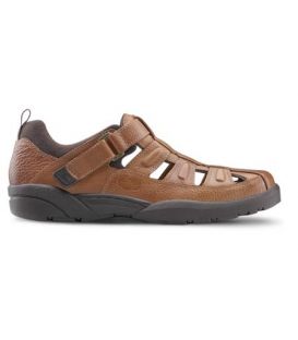 Dr. Comfort Men's Fisherman Diabetic Sandals - Chestnut