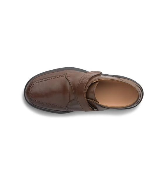 Dr. Comfort Men's Frank Diabetic Shoes - Bark