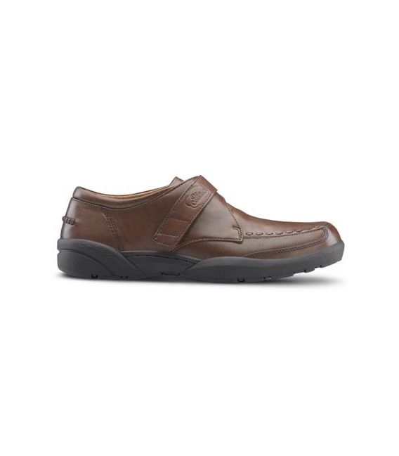 Dr. Comfort Men's Frank Diabetic Shoes - Bark