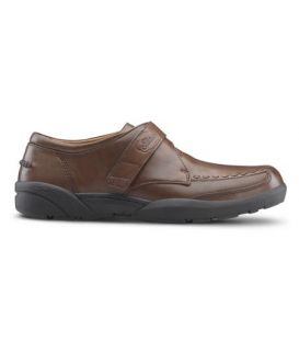 Dr. Comfort Men's Frank Diabetic Shoes - Bark